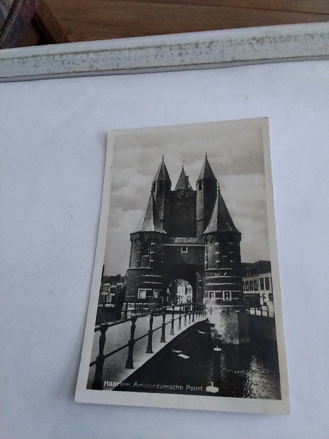 Oude Ansichtkaart Haarlem Amsterdamse Poort Gelopen, Ophalen of Verzenden, Voor 1920, Gelopen, Noord-Holland