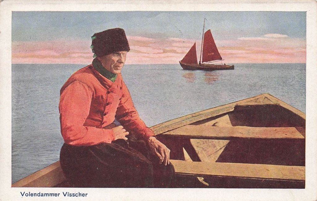 702-479-045 Volendammer Visscher, Verzenden, Voor 1920, Noord-Holland