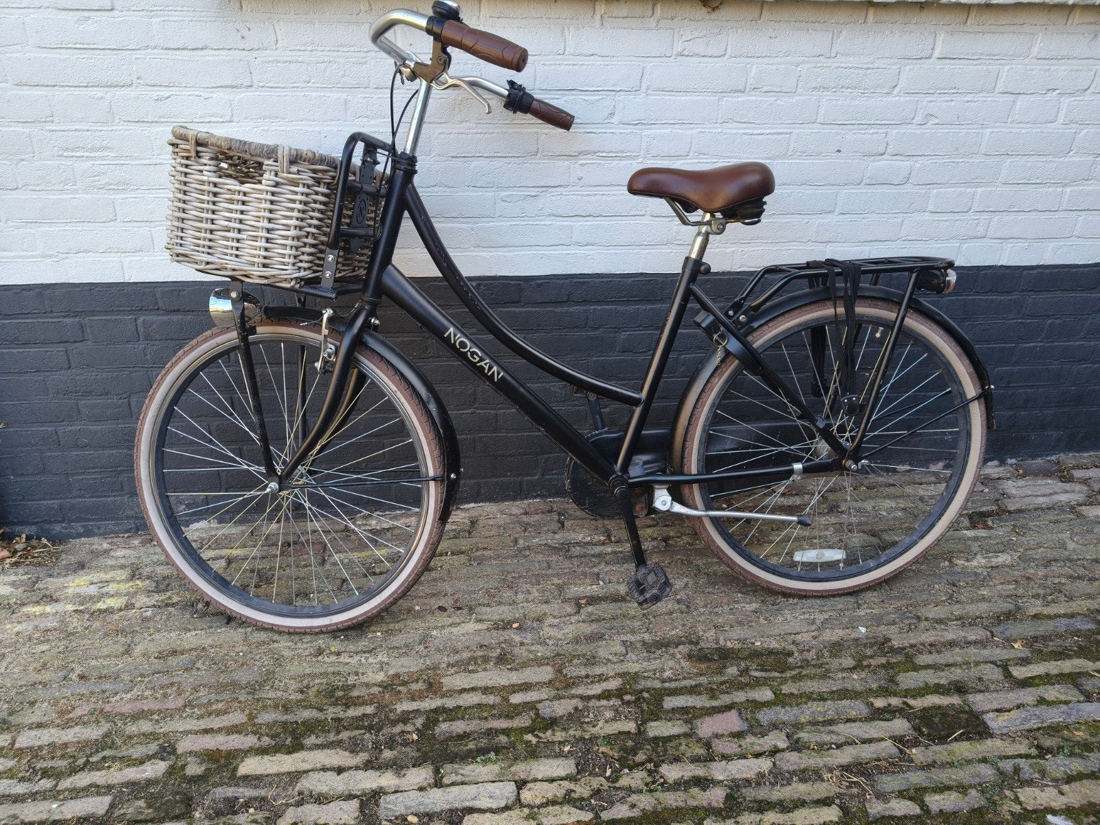 Nogan omafiets 47 inch met mandje en versnellingen, Gebruikt, 47 tot 50 cm, Versnellingen, Ophalen