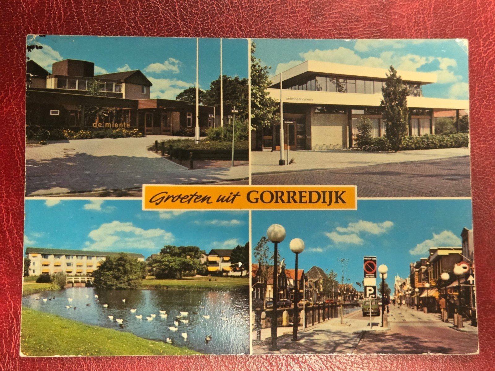 Gorredijk bij Jubbega 4-luik, Verzamelen, Ansichtkaarten | Nederland, Verzenden, 1960 tot 1980