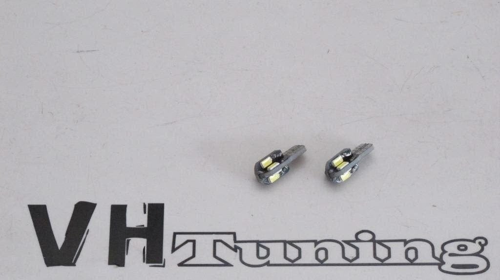 12V T10 LED wit W5W 8SMD Canbus proof 6000K, Ophalen of Verzenden