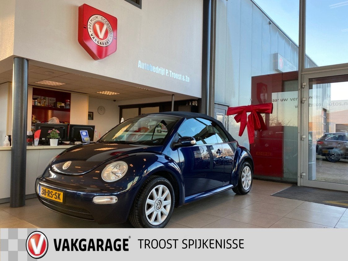 Volkswagen New Beetle Cabriolet 1.6 Turijn ComfortNL Auto,1E, Stof, Gebruikt, Beetle (Kever), 4 cilinders