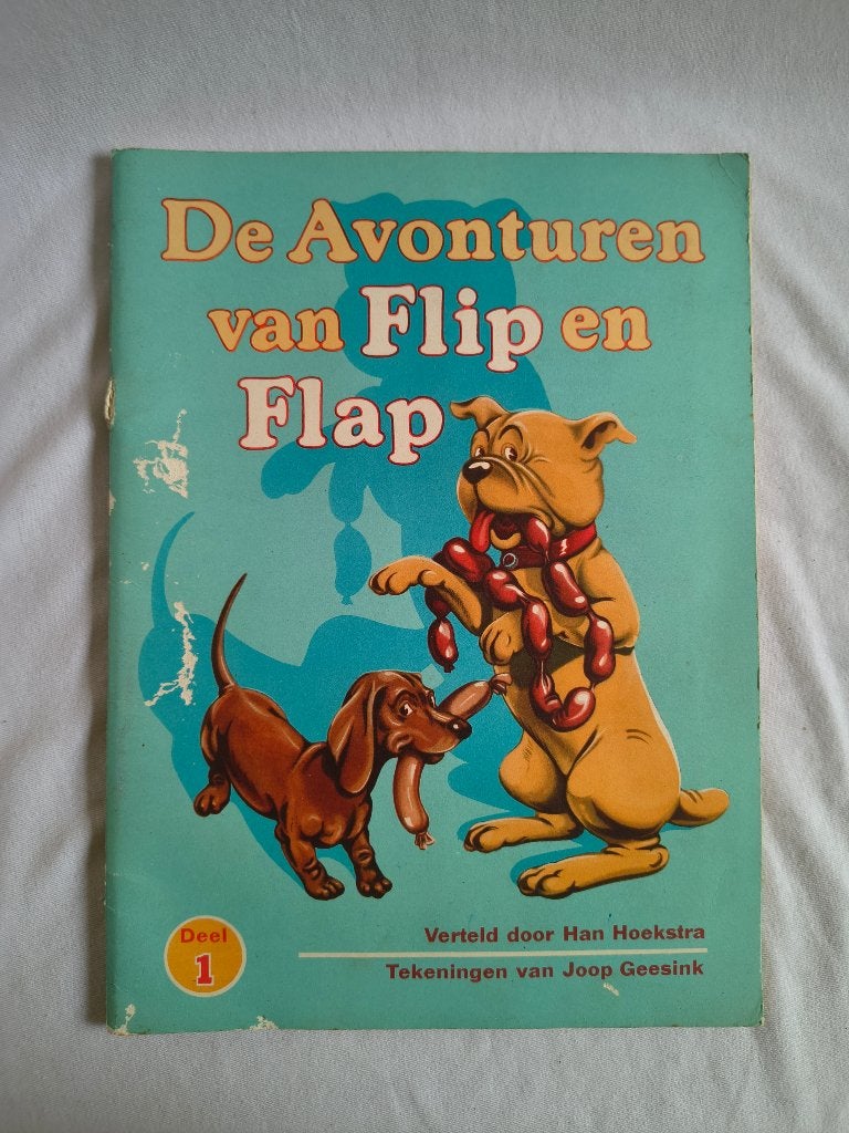 De avonturen van Flip en Flap deel 1 t/m 4, Gelezen, Fictie algemeen, Ophalen of Verzenden, Han Hoekstra, Studio Geesink