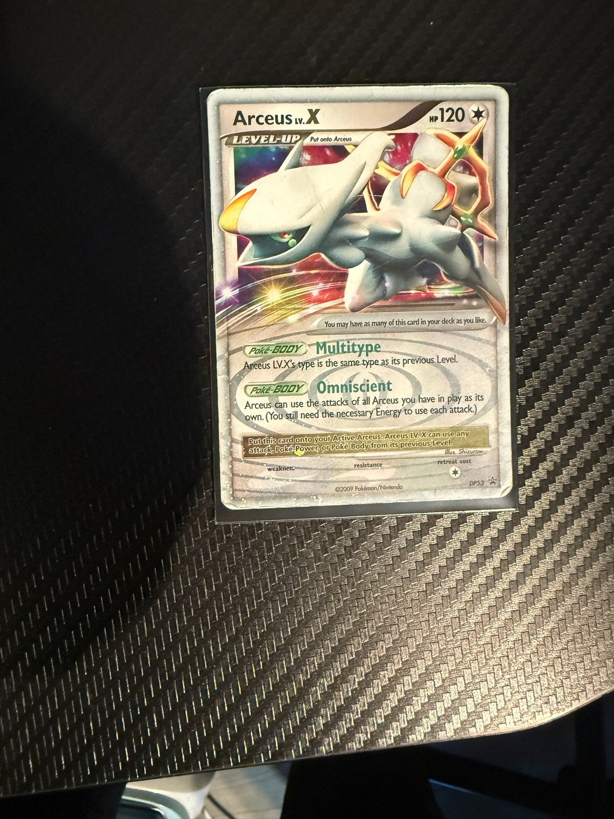 Pokemon Arceus LV.X DP53 Holo, Ophalen of Verzenden, Nieuw, Losse kaart, Foil
