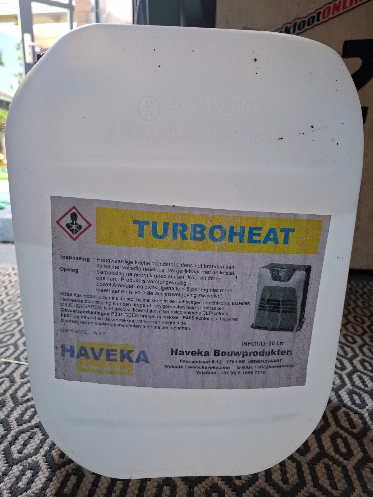 Turboheat kachelbrandstof - meer dan 15 liter, Ophalen, Gebruikt, Overige brandstoffen, Overige soorten