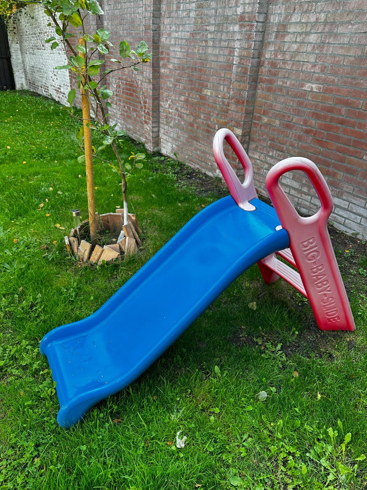 Blauwe kinderglijbaan 'BIG BABY SLIDE', Ophalen of Verzenden, Gebruikt, Glijbaan