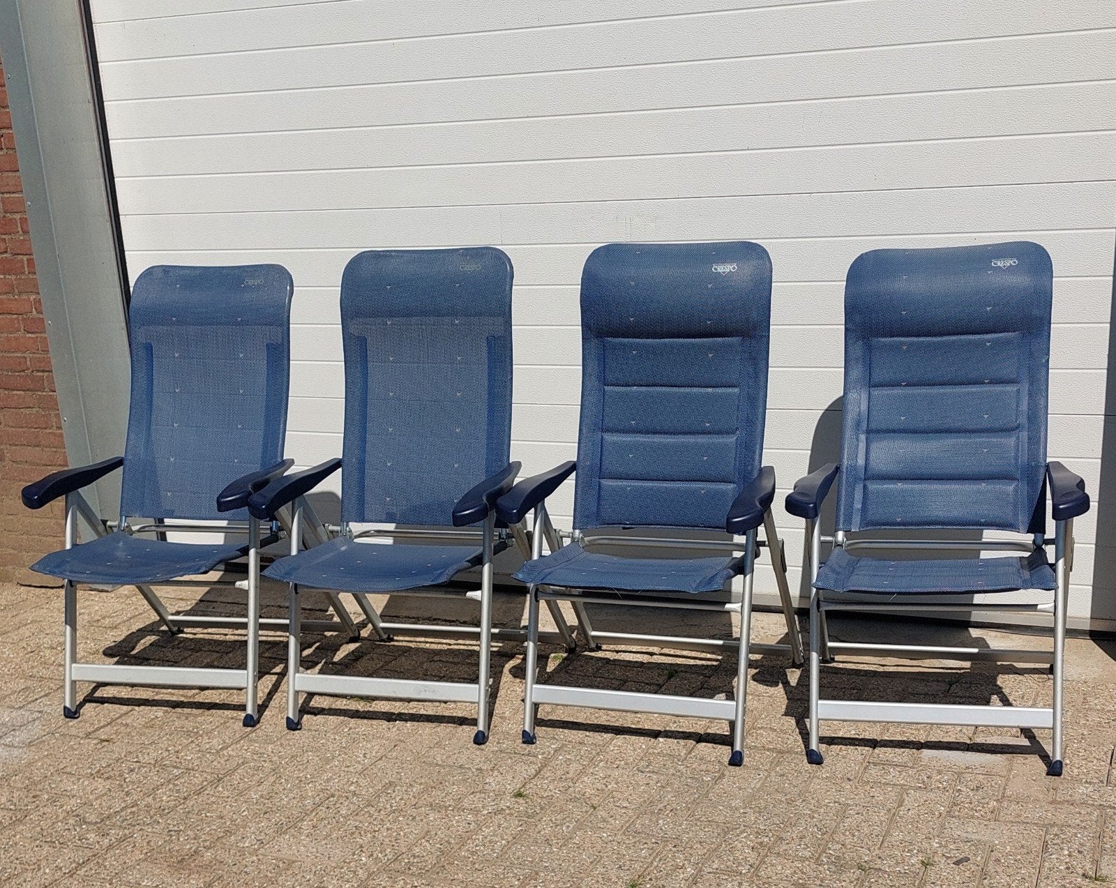 4 Crespo Campingstoelen, Ophalen, Gebruikt, Campingstoel