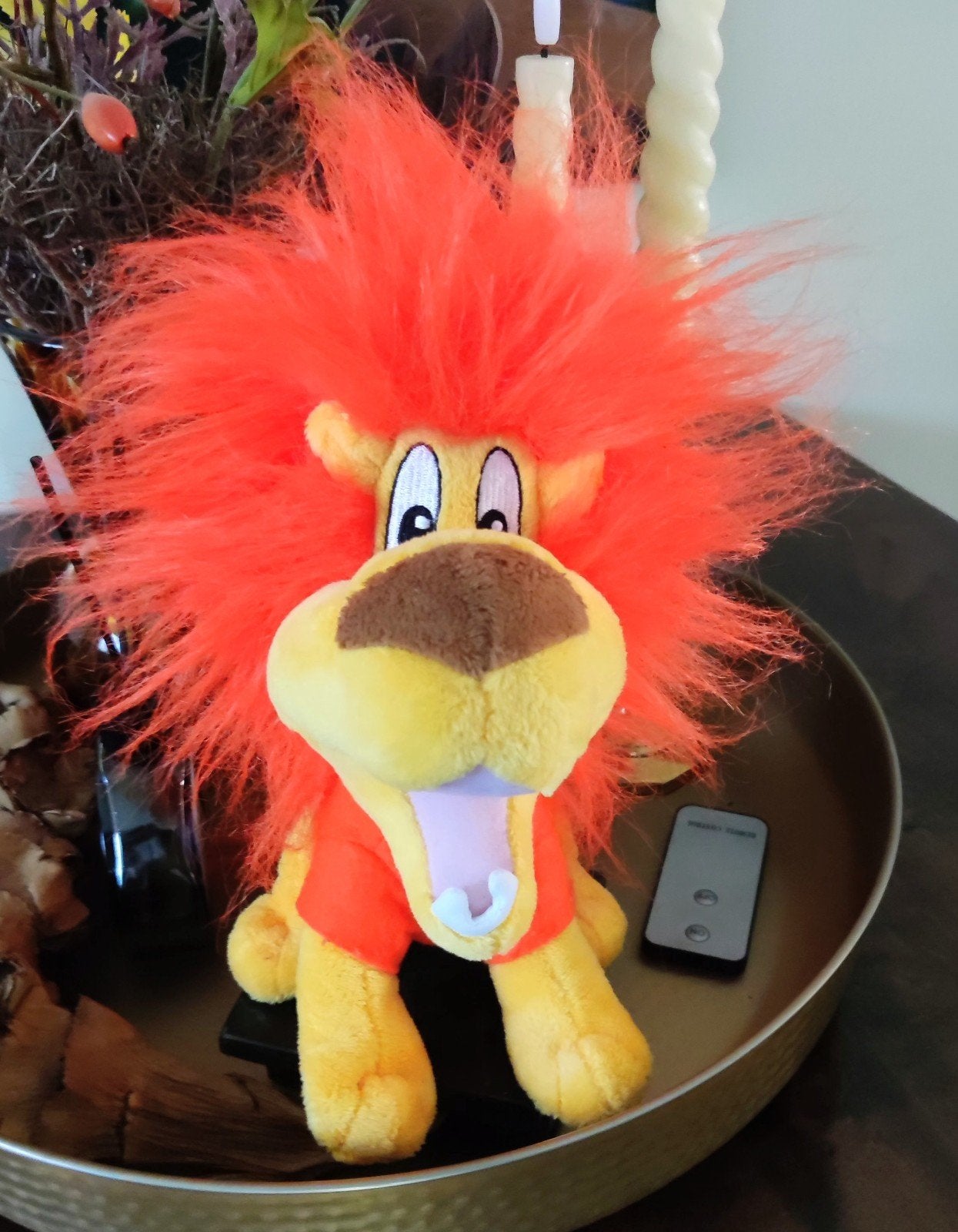 Welpie knuffel, Oranje, Ophalen of Verzenden, Zo goed als nieuw, Middelgroot (20 tot 80 cm)