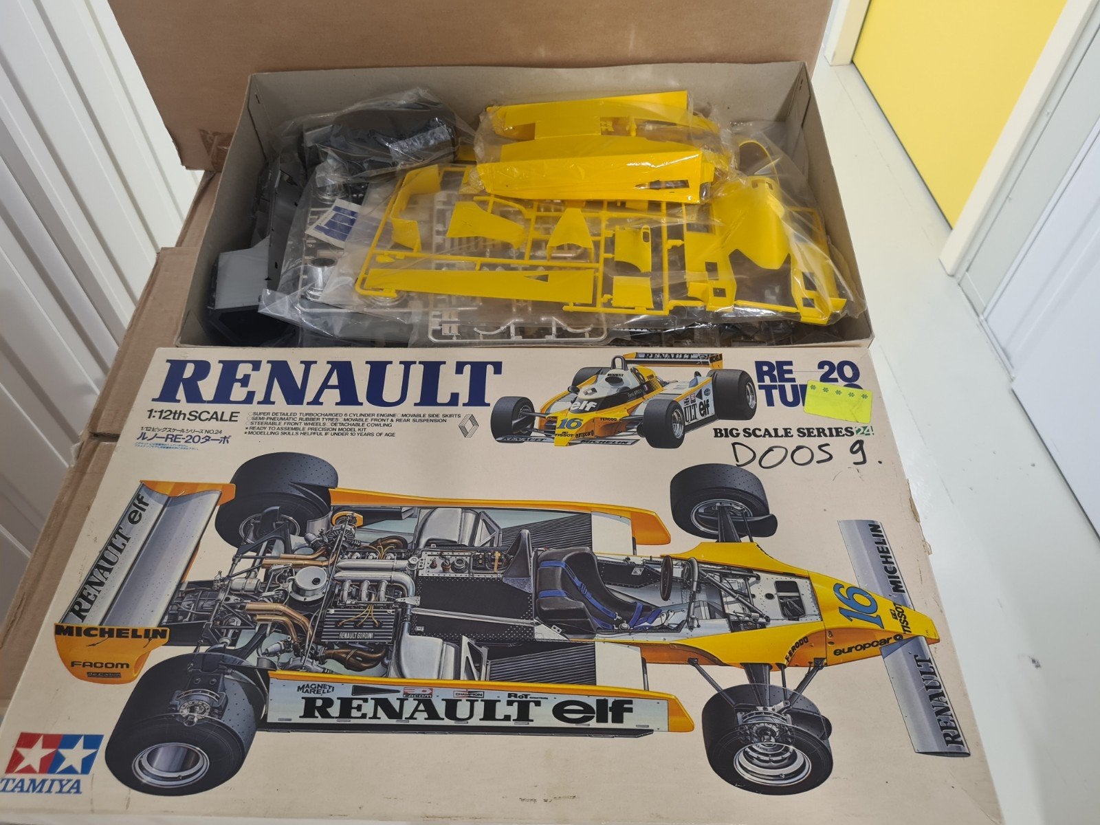 Tamiya big scale, Renault RE 20 turbo, nieuw, Auto, Groter dan 1:32, Nieuw, Ophalen of Verzenden