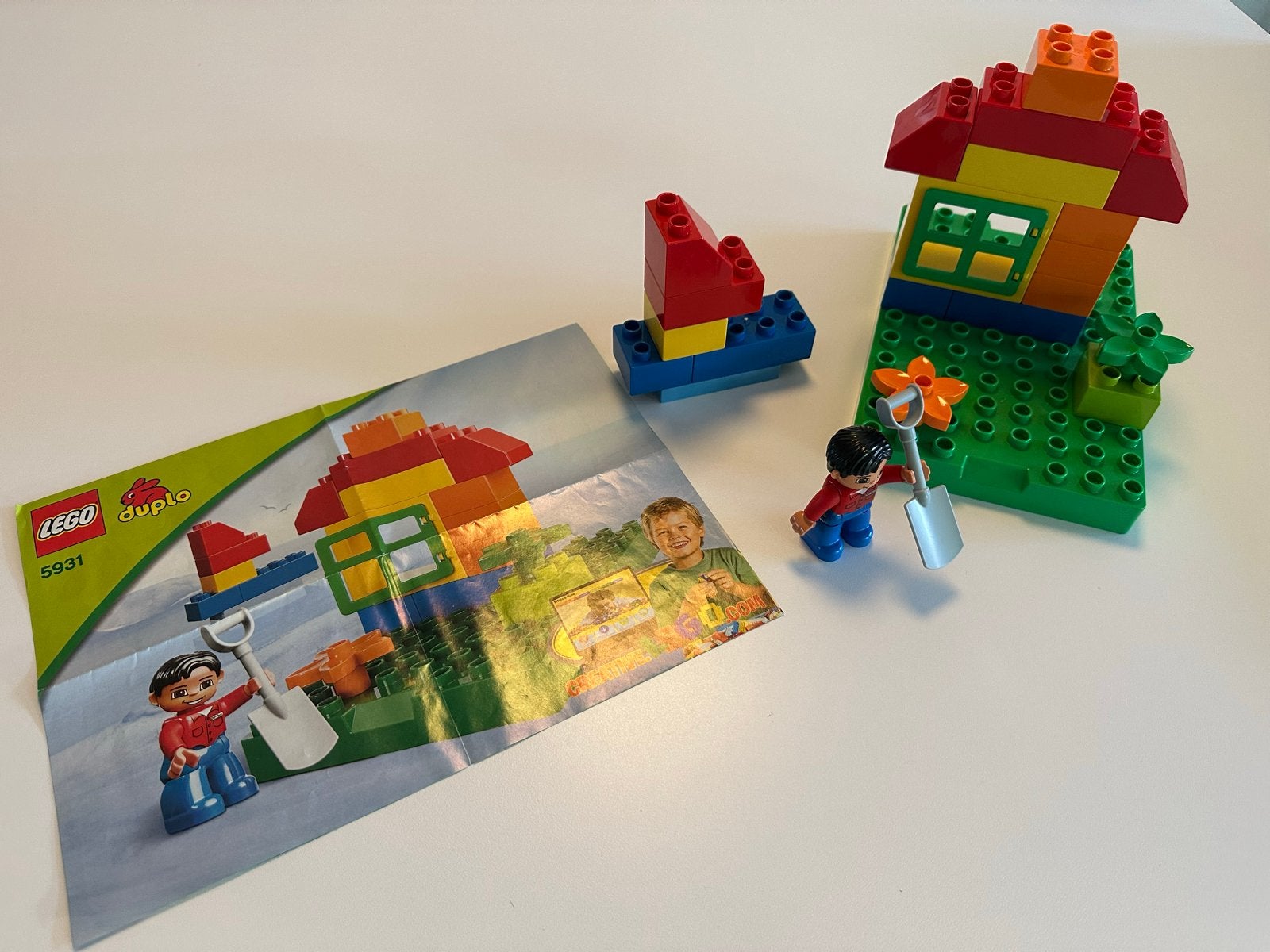 LEGO Duplo 5931 Mijn Eerste Huisje - Complete set, Overige thema's, Ophalen of Verzenden, Zo goed als nieuw, Compleet