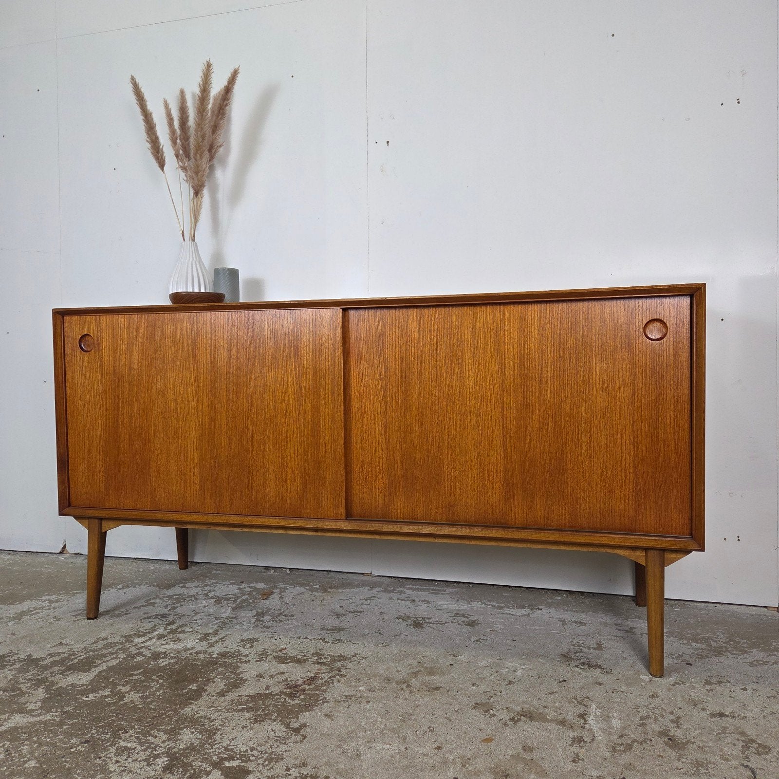 Rex Raab, Wilhelm Renz Varia-150 vintage sideboard jaren 60, Huis en Inrichting, 150 tot 200 cm, Teakhout, 25 tot 50 cm, Nvt