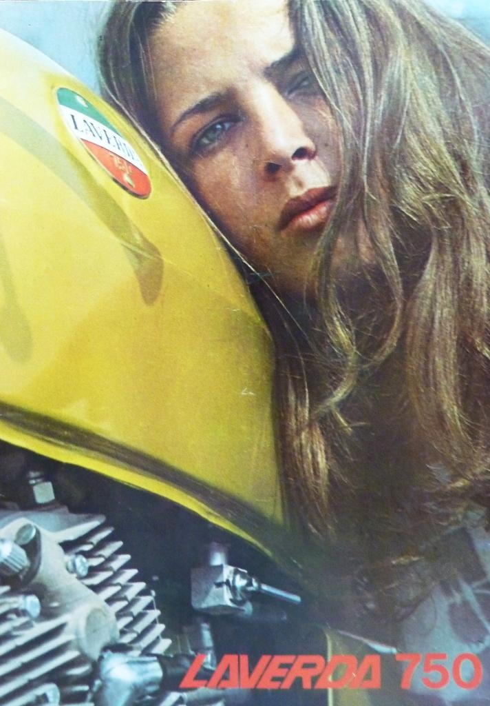Folder LAVERDA 750 1971, Ophalen of Verzenden, Overige merken