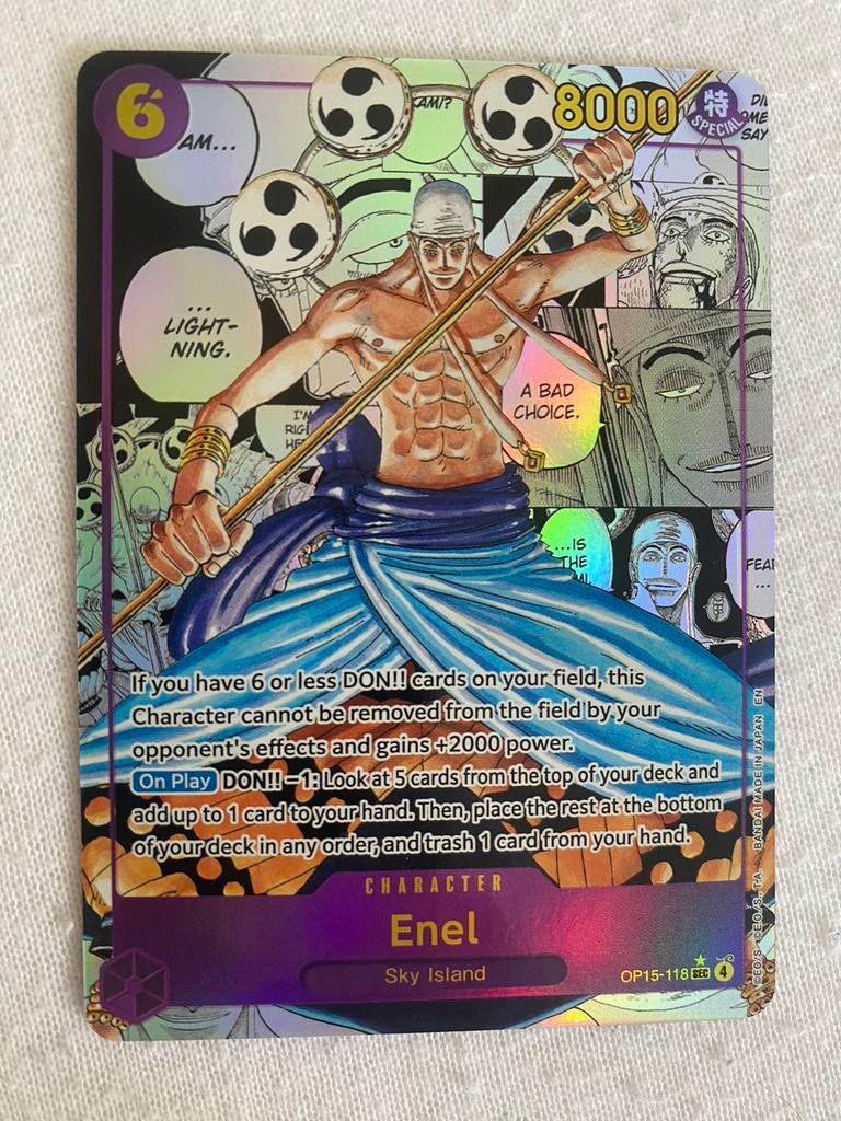 Enel Manga OP15-118 Secret, Ophalen, Zo goed als nieuw
