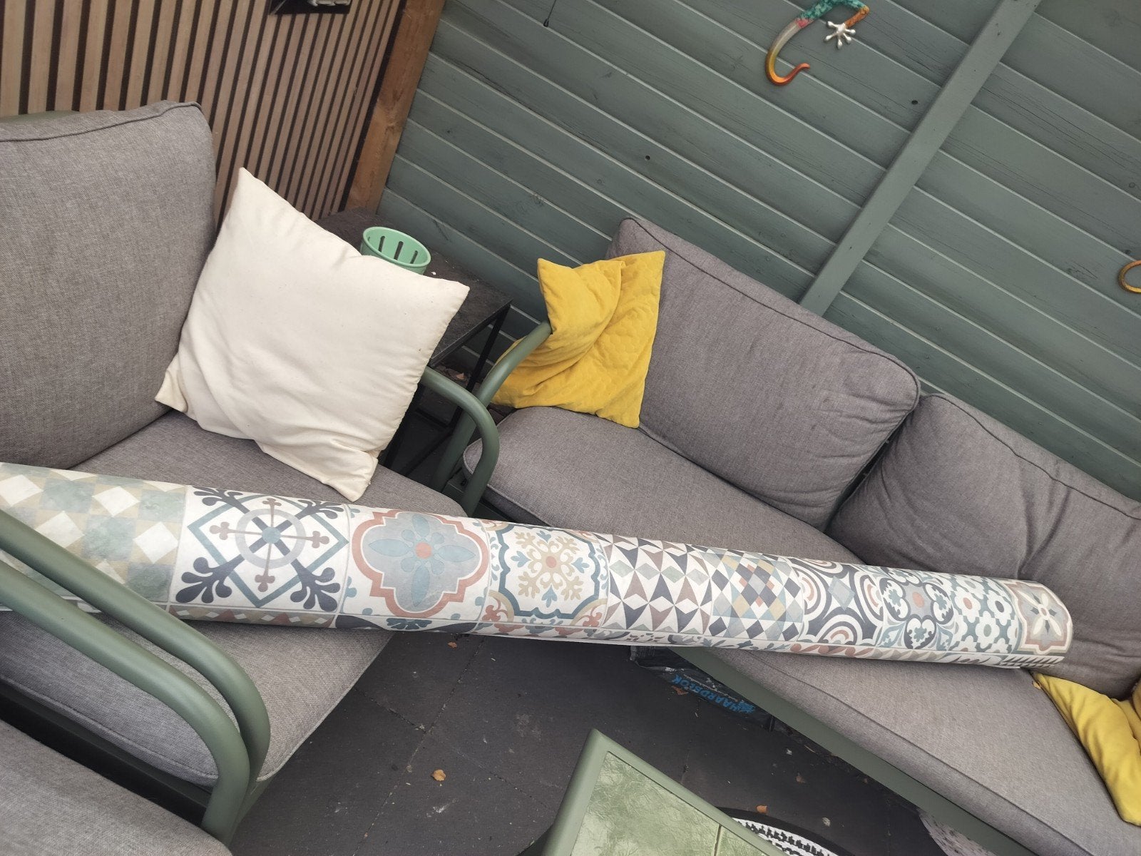 Nieuw Kwantum Mesa vinyl tapijt - 2 x 4,5 meter, Huis en Inrichting, Stoffering | Vloerbedekking, Ophalen, Mesa, Grijs, Nieuw