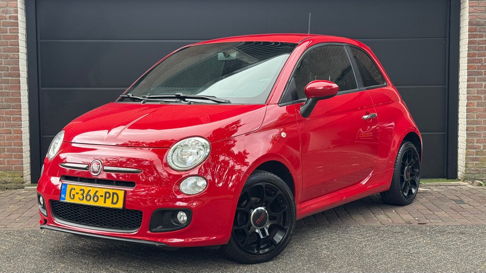Fiat 500 Sport 1.2 | Bluetooth | Coating | Airco | Nwe APK, Auto's, Fiat, Voorwielaandrijving, 4 cilinders, 840 kg, Leder en Stof