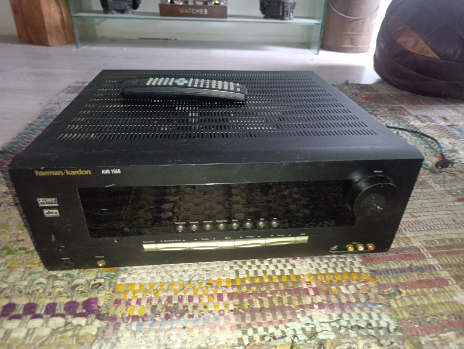 Harman Kardon AVR 1550 Receiver met Afstandsbediening, 60 tot 120 watt, Ophalen, Overige merken, Gebruikt