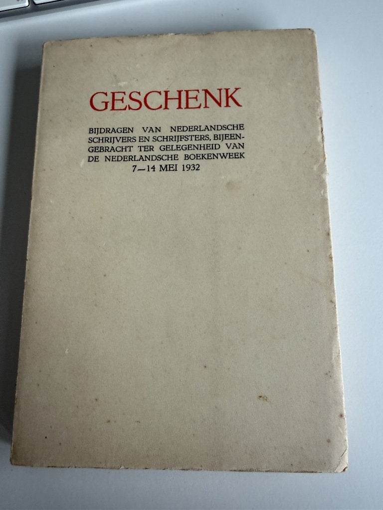 boekenweekgeschenk 1932, Verzenden, Gelezen