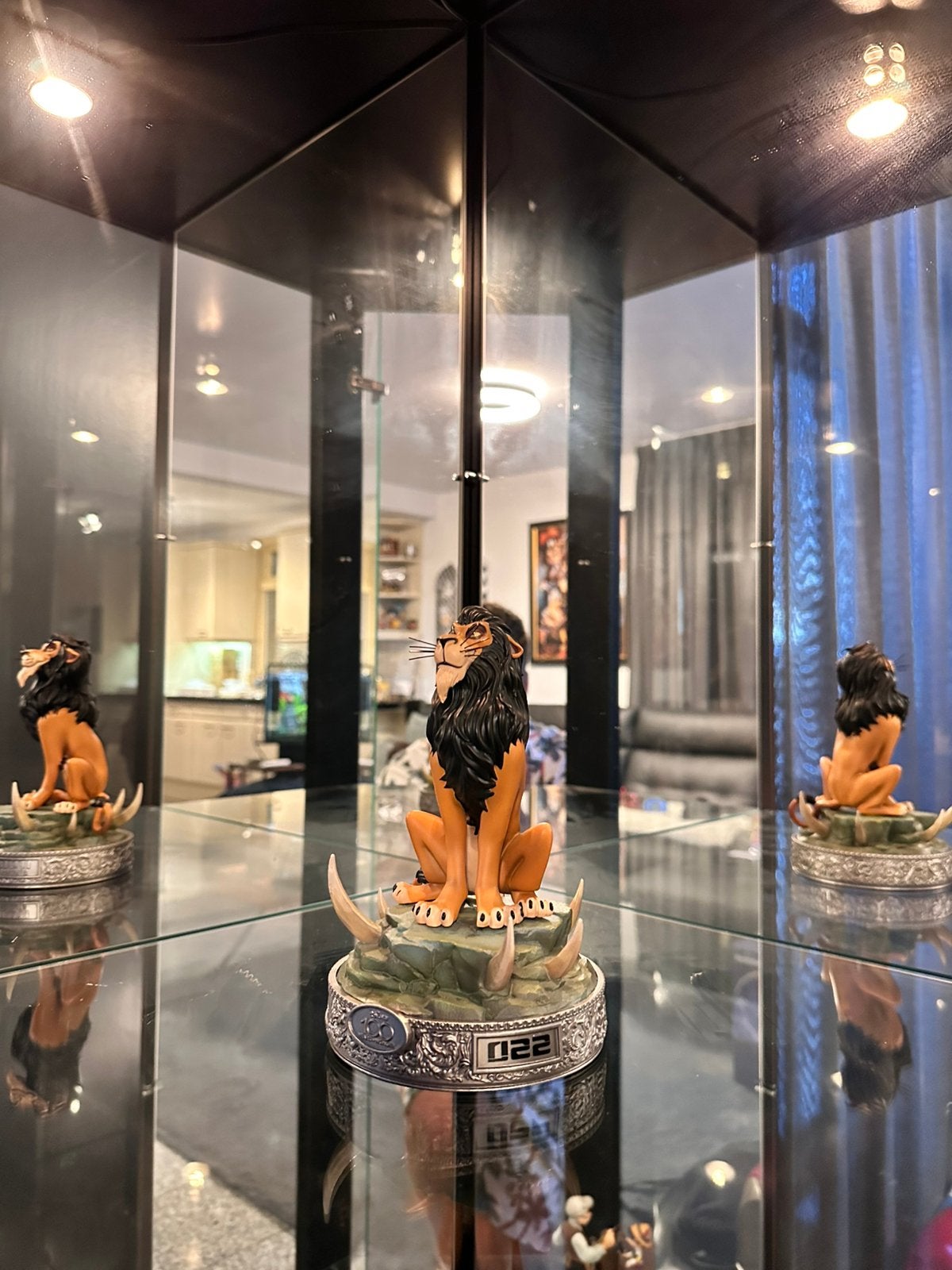 Disney 100 Years of Wonder – Scar – Iron Studios, Verzamelen, Disney, Zo goed als nieuw, Beeldje of Figuurtje, Leeuwenkoning of Jungle Boek