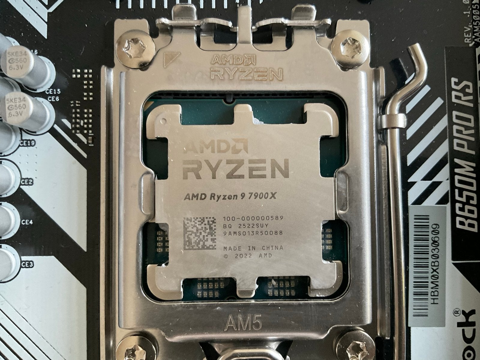 AMD Ryzen 9 7900X Processor (AM5), Ophalen of Verzenden, Zo goed als nieuw, 12-core, 4 Ghz of meer