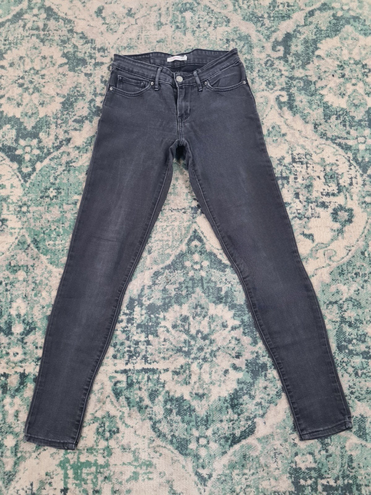Levi’s 711 skinny W25 L30 Dames Tulsi2530 Mid-rise, Ophalen of Verzenden, Zo goed als nieuw, W30 - W32 (confectie 38/40), Grijs