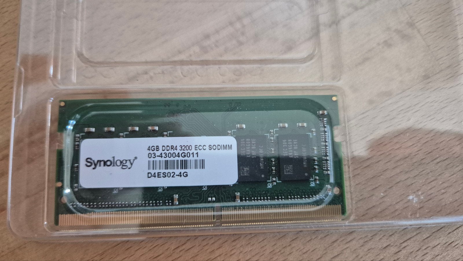 Synology 4GB DDR4 3200 ECC SODIMM RAM Geheugen, Computers en Software, Ophalen, Server, DDR4, Nieuw