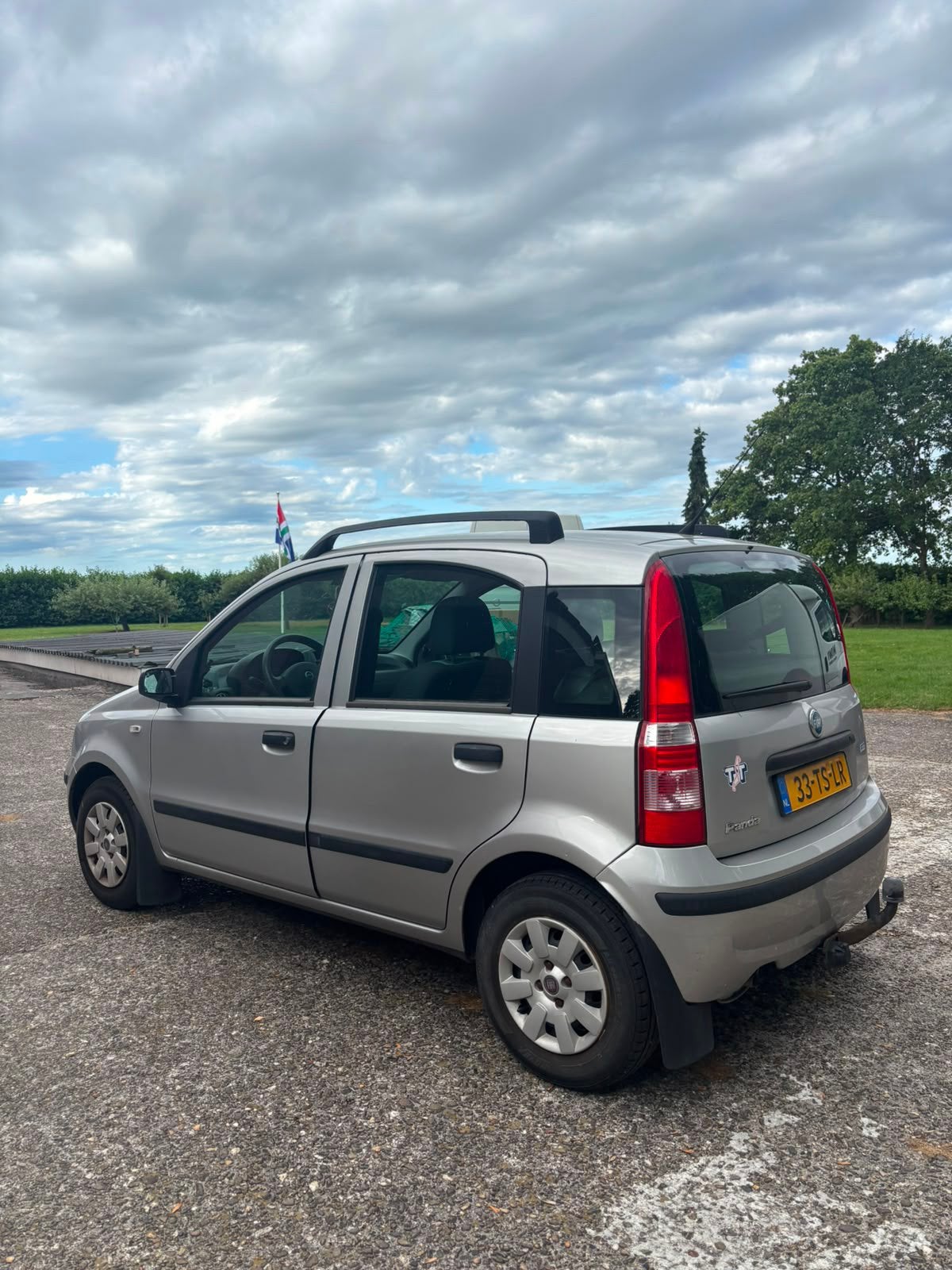 Fiat Panda 1.2 44KW 60PK 2007 Grijs, Voorwielaandrijving, Origineel Nederlands, Bedrijf, Handgeschakeld