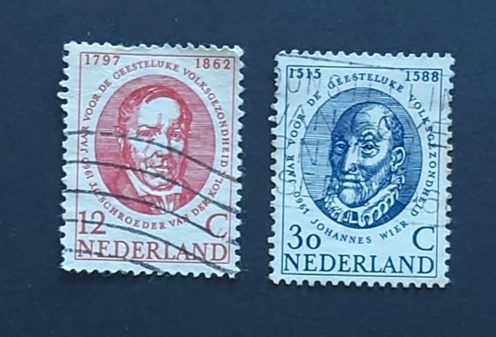 Internationaal jaar geestelijke volksgezondheid  1960, Postzegels en Munten, Postzegels | Nederland, Ophalen of Verzenden