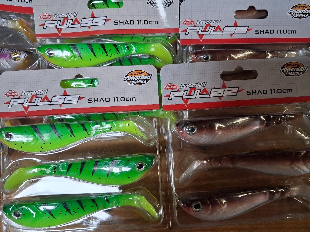 Berkley Pulse Shads (verpakt) 11cm...diverse kleuren.., Watersport en Boten, Hengelsport | Roofvissen, Tinstraat, Overige typen