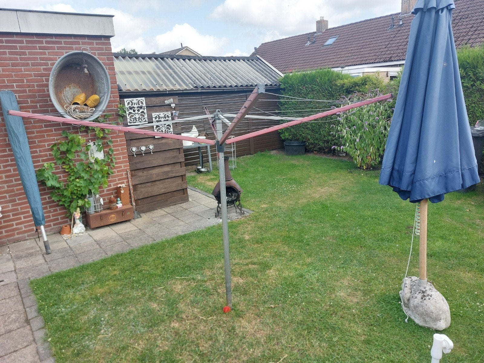 Gebruikte droogmolen, Ophalen