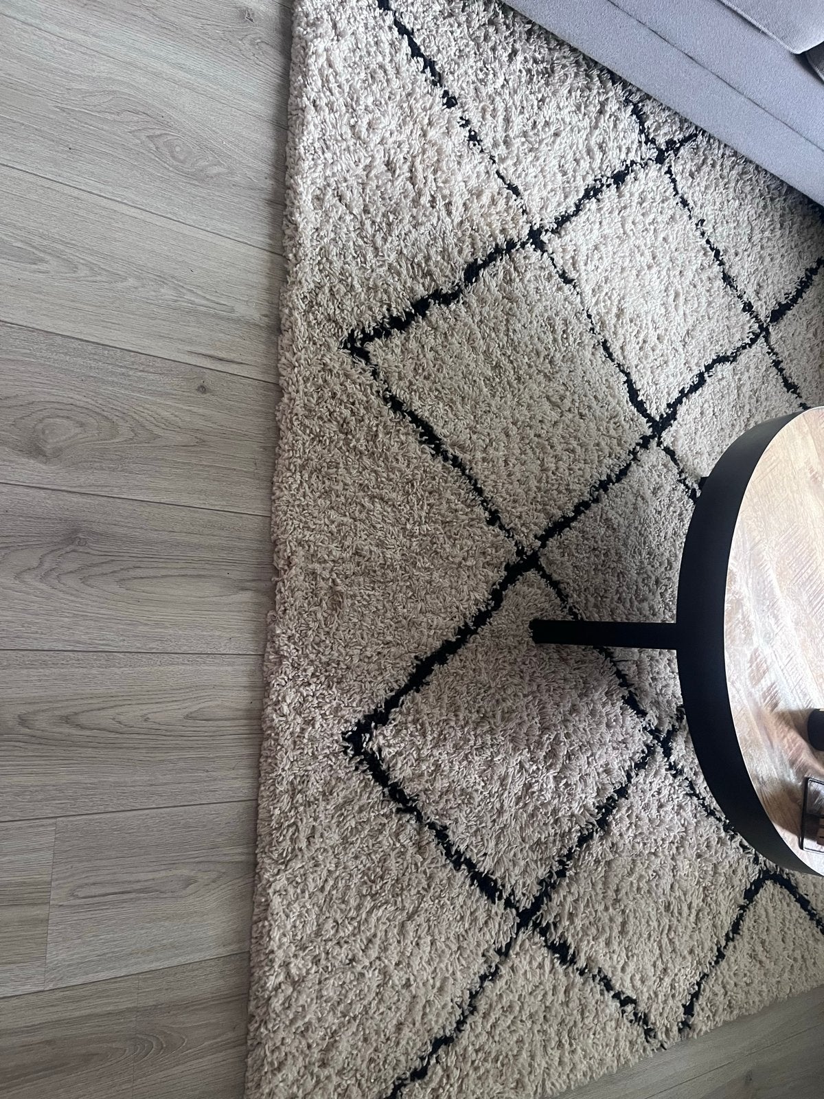 Modern Vloerkleed met Ruitpatroon - 300x160 cm, Huis en Inrichting, Stoffering | Tapijten en Kleden, Ophalen, 150 tot 200 cm, 200 cm of meer