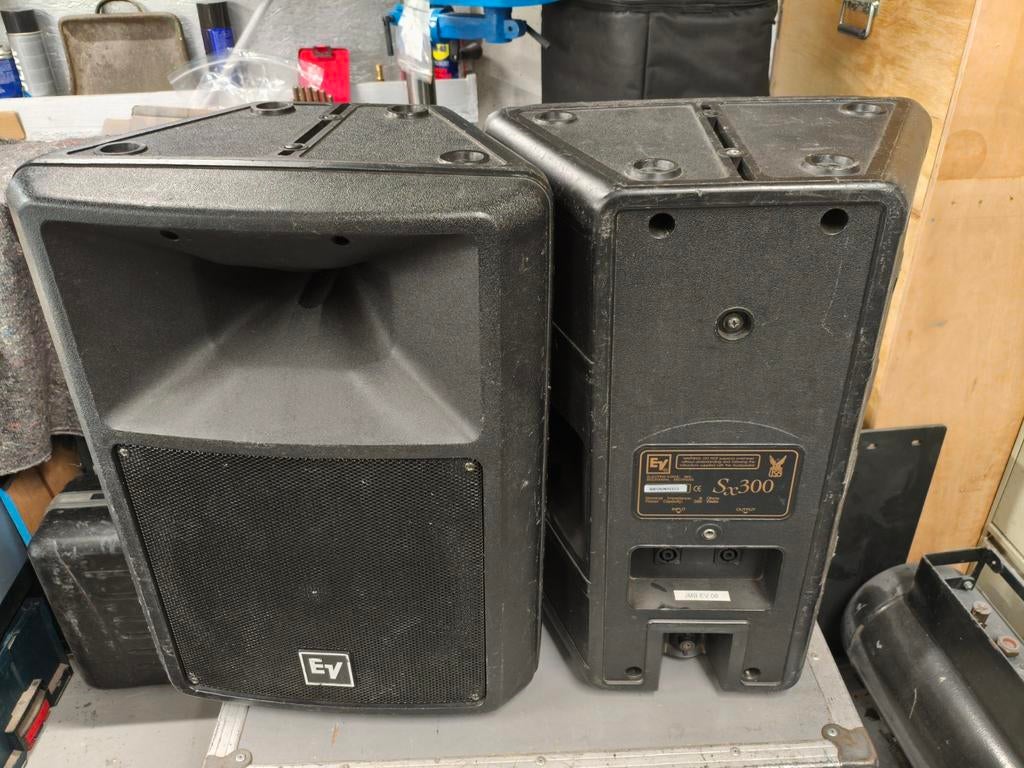 Eletrovoice EV SX-300 set met officiële EV beschermhoezen, Ophalen, 120 watt of meer, Front, Rear of Stereo speakers, Overige merken