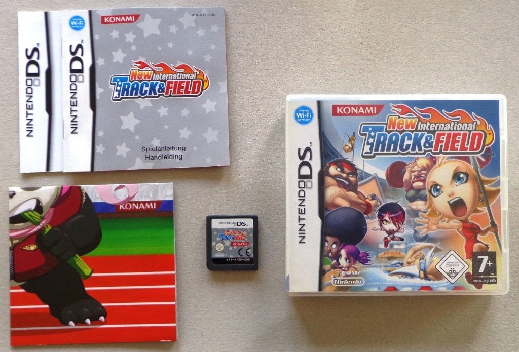 New International Track & Field voor de Nintendo DS Compleet, 1 speler, Ophalen of Verzenden, Zo goed als nieuw, Sport