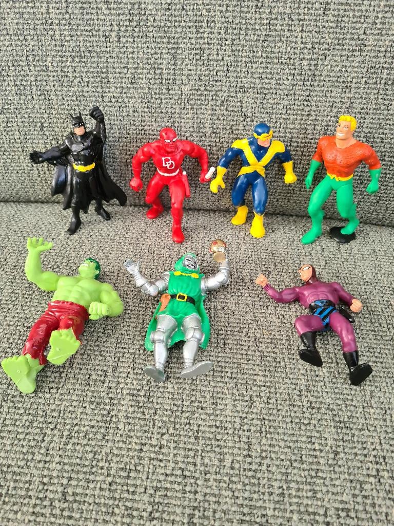 Marvel comics spain vintage pvc poppetjes 7 stuks, Verzamelen, Ophalen of Verzenden, Zo goed als nieuw, Comics spain, Nvt