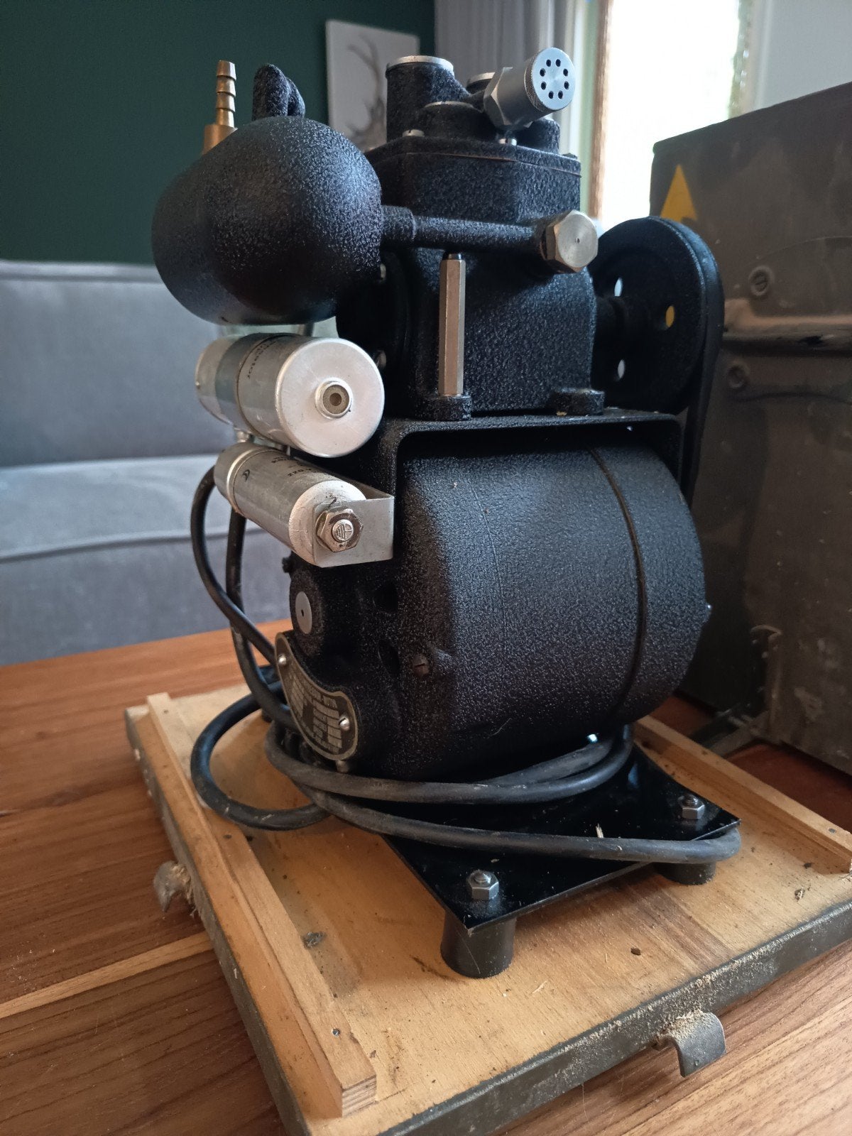 Vintage Ritter AG Karlsruhe-Durlach Compressor, Minder dan 25 liter, Ophalen, Gebruikt, Minder dan 200 liter/min