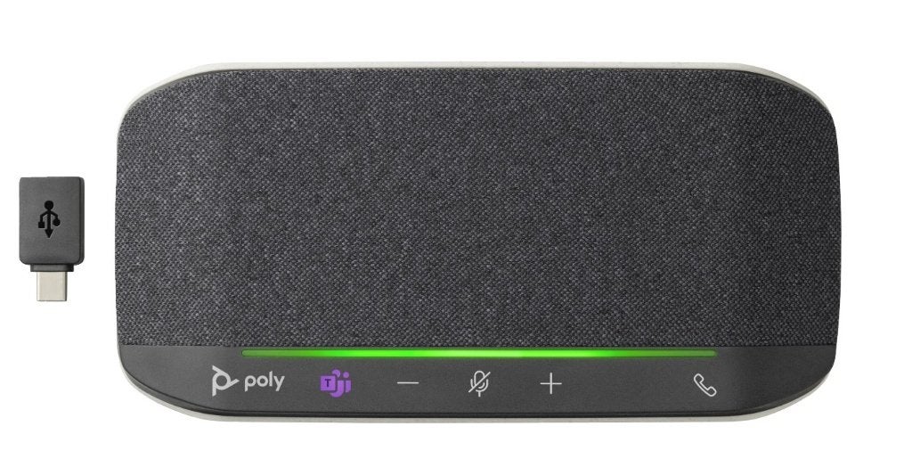 HP Poly Sync 10 USB Speakerphone - Nieuwstaat, Computers en Software, Headsets, Poly, Ophalen of Verzenden, Zo goed als nieuw