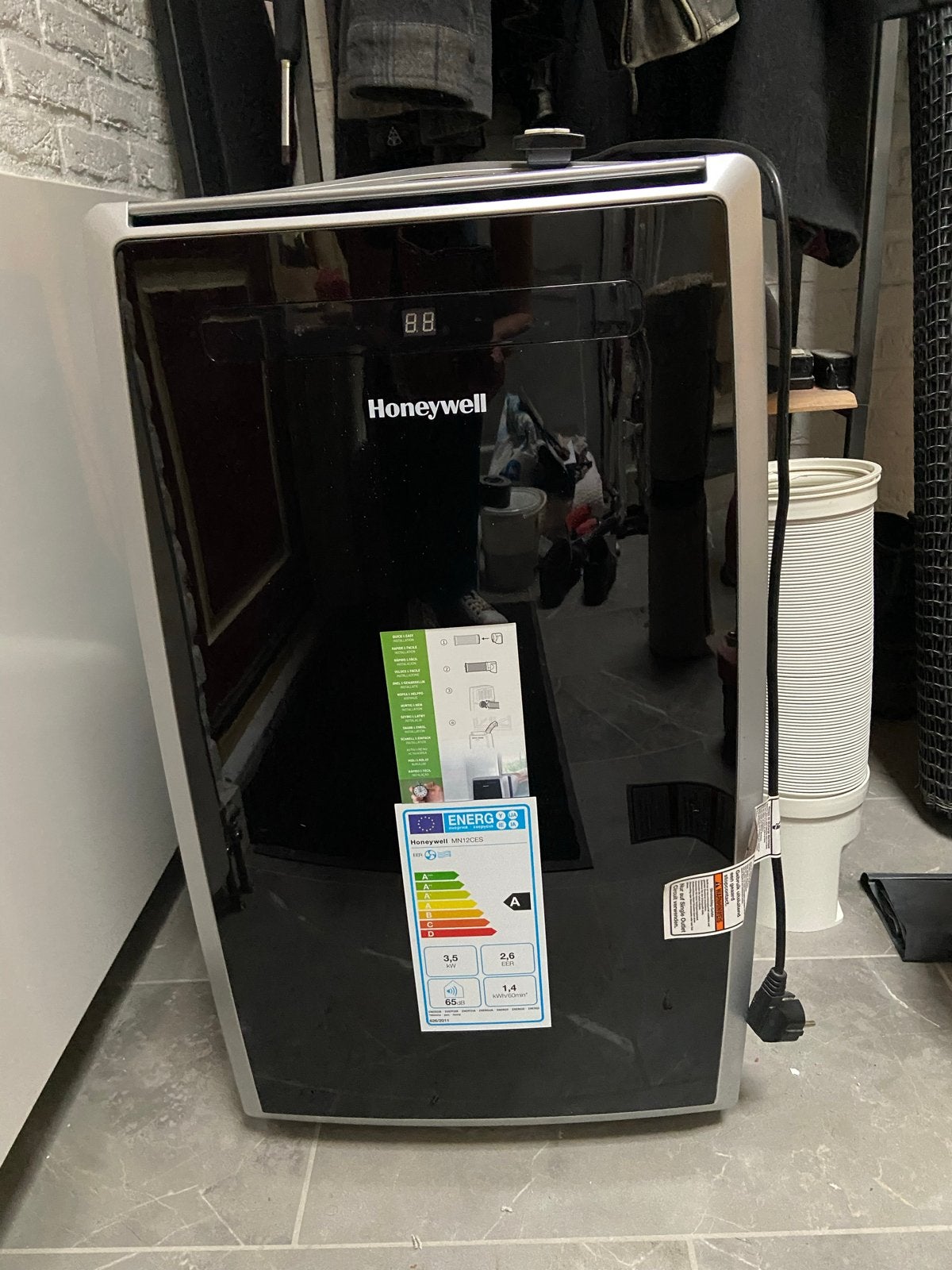Honeywell Mobiele Airco, Witgoed en Apparatuur, Airco's, Ophalen, Minder dan 60 m³, 3 snelheden of meer, Zo goed als nieuw