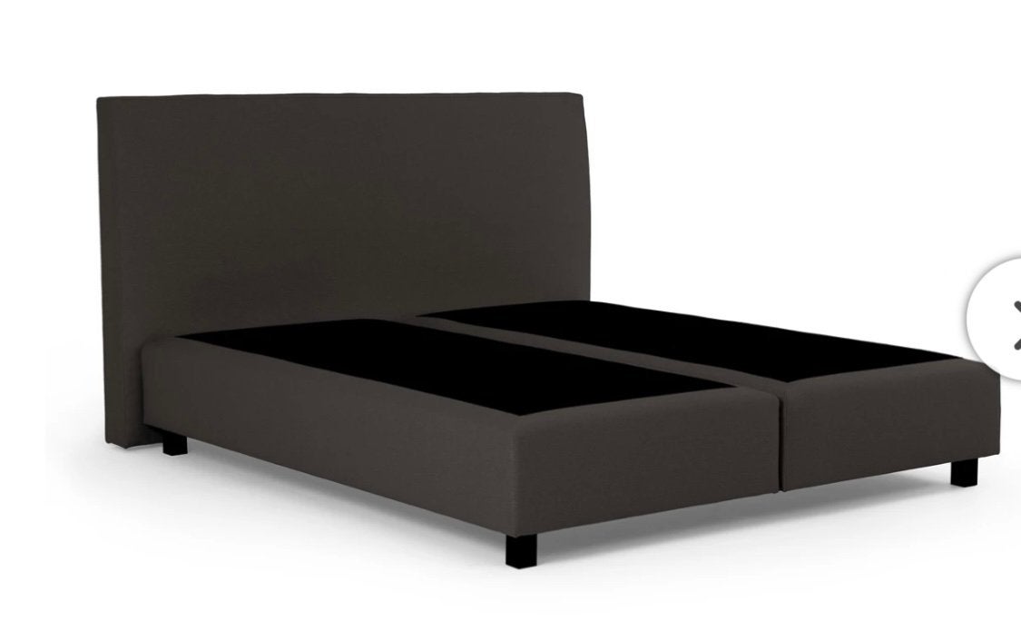 Karlsson boxspring 160x200, Ophalen, Gebruikt, Zwart, Tweepersoons