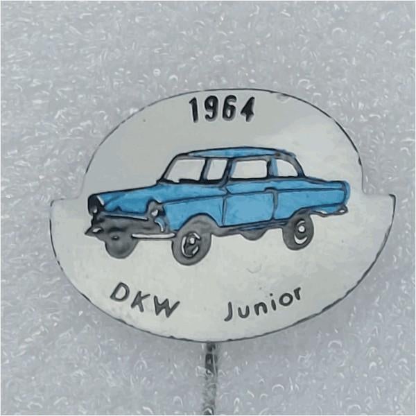 SP0917 Speldje 1964 DKW Junior blauw, Verzamelen, Ophalen of Verzenden, Gebruikt, Overige onderwerpen