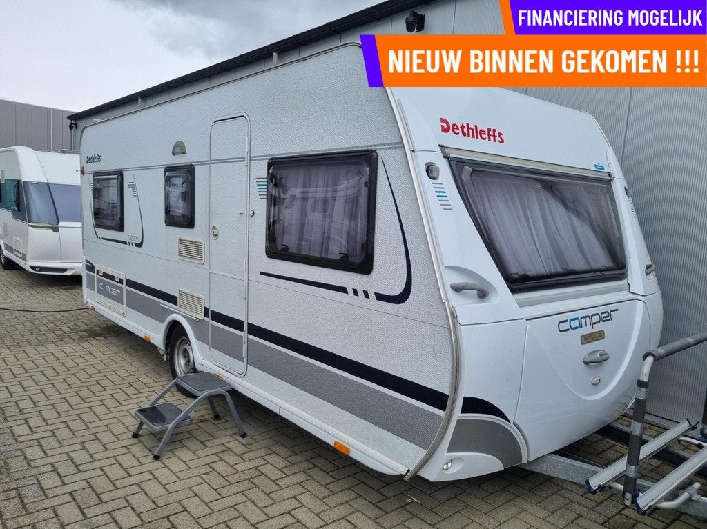 Dethleffs camper style 510 V ENKELE BEDDEN + MOVER +VOORTENT, Caravans en Kamperen, Caravans, Mover, Rondzit, 7 tot 8 meter, Bedrijf