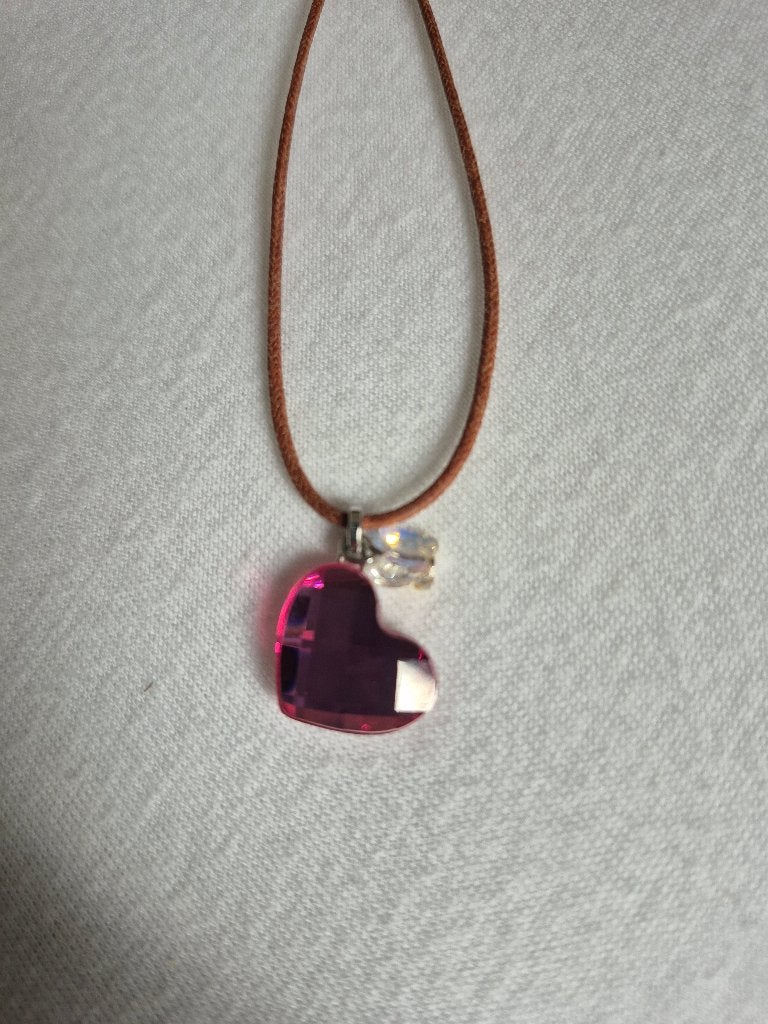 Swarovski ketting, Gebruikt, Zilver, Zilver, Ophalen