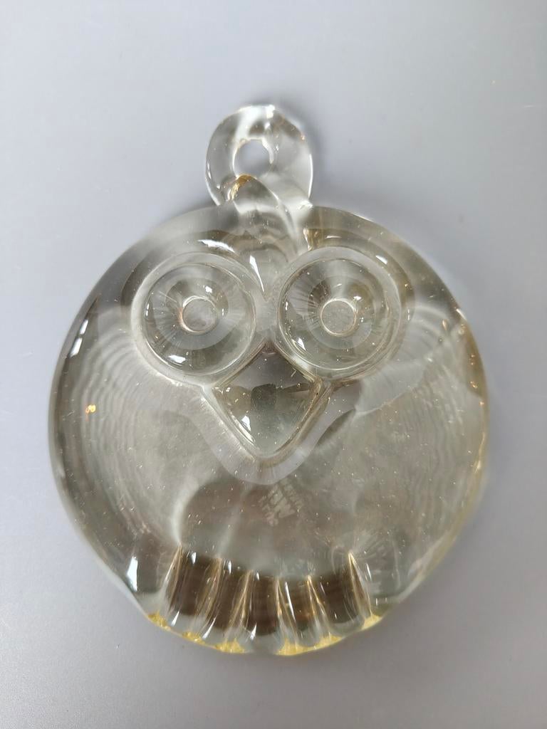 Benny Motzfeldt noorwegen vintage raamhanger glas uil, Antiek en Kunst, Antiek | Glas en Kristal, Verzenden