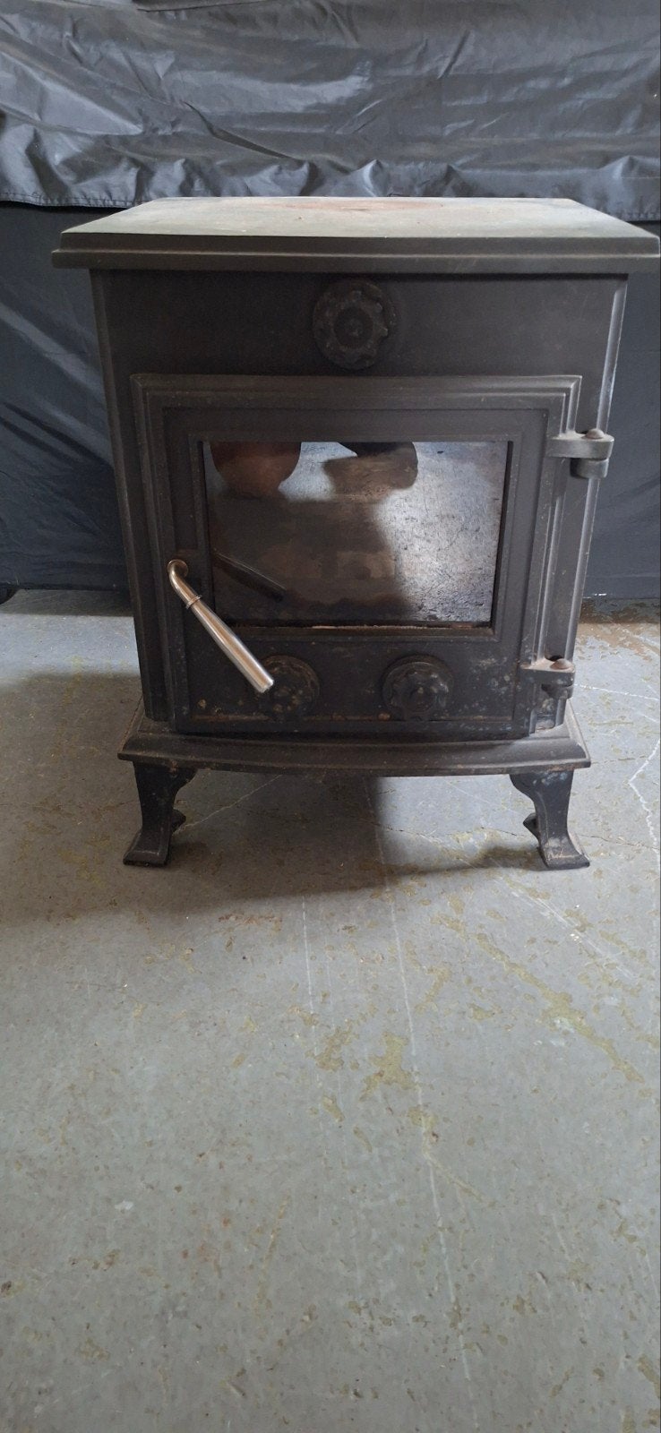 gietijzeren houtkachel, Ophalen, Gebruikt, Hout, Houtkachel