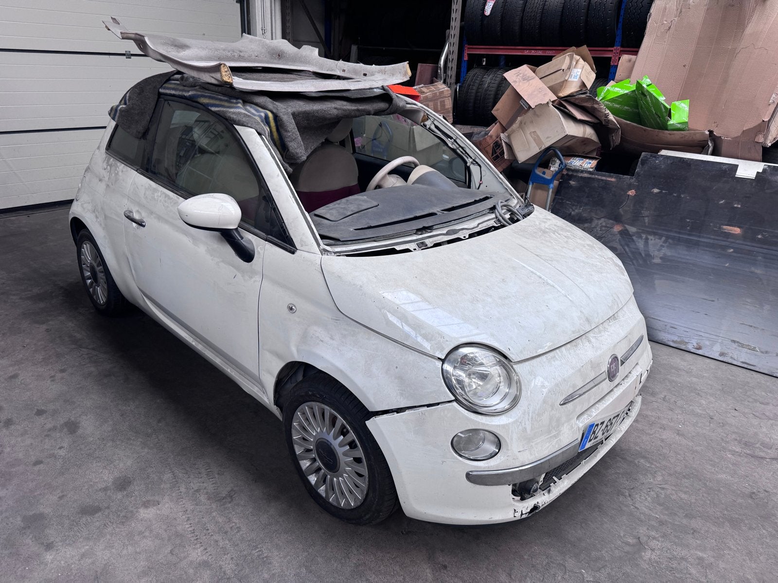 Fiat 500 schade, Bedrijf, Te koop