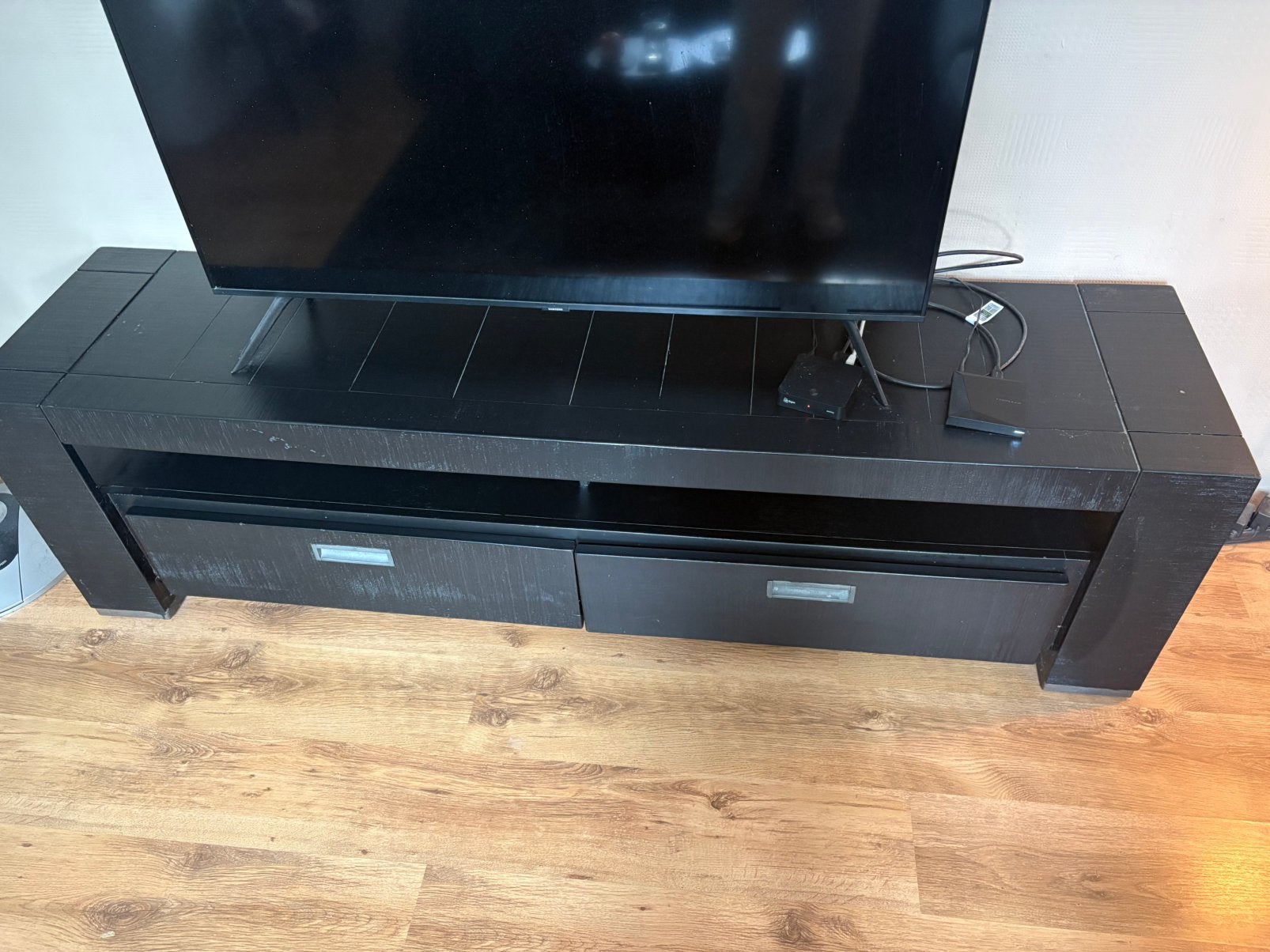 Tv meubel., Ophalen, Gebruikt, 150 tot 200 cm, Minder dan 100 cm
