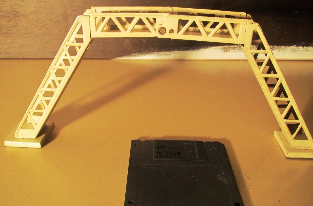 voetgangersbrug oud, Bub Kraus Distler spoor 0 ook Märklin, Ophalen of Verzenden