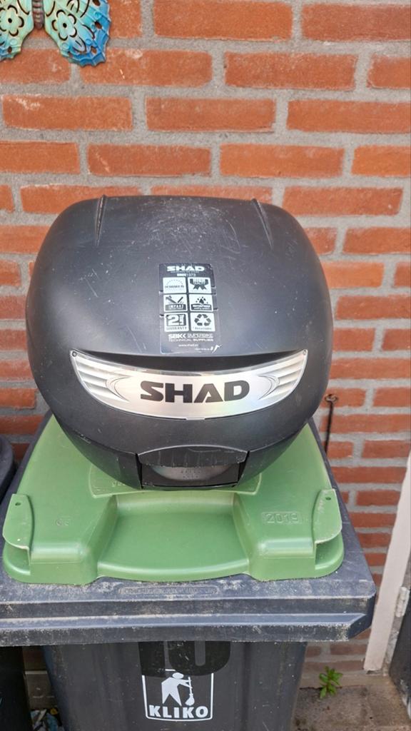 SHAD Topkoffer voor Scooter/Motor - Inclusief Sleutel, Ophalen, Gebruikt