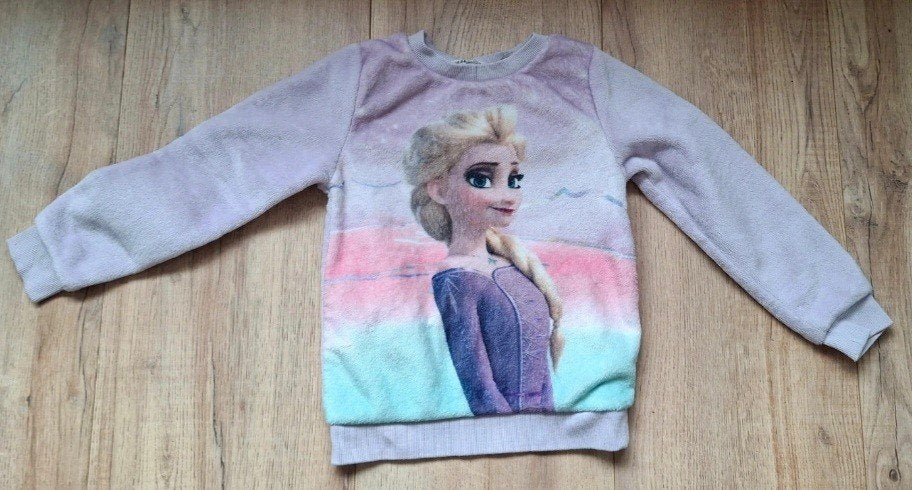 H&M Frozen Elsa trui maat 110/116, Gebruikt, Meisje, Trui of Vest, H&M