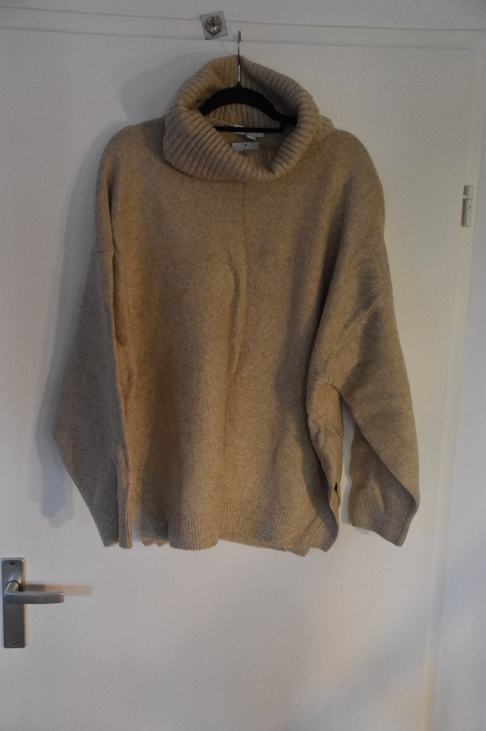 mooie nieuwe creme oversized koltrui maat XL H&M, H&M, Beige, Maat 46/48 (XL) of groter, Nieuw