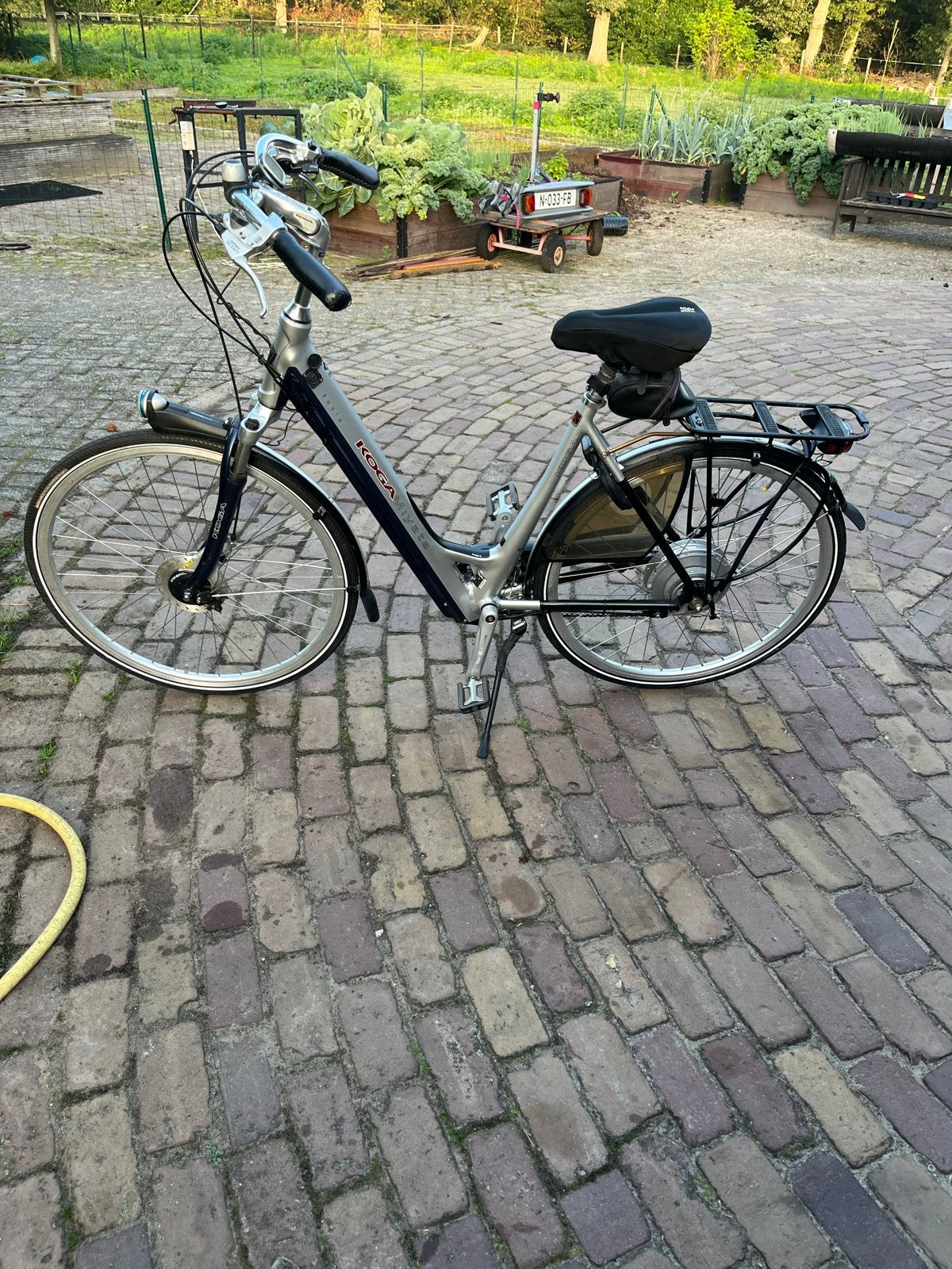 Nette Koga Miyata Tesla III elektrische fiets, Fietsen en Brommers, Gebruikt, 51 tot 55 cm, 30 tot 50 km per accu, Ophalen