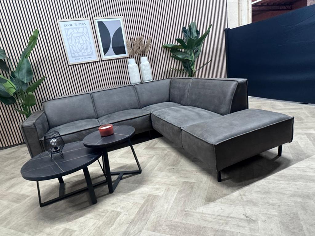 ZGAN UMIX Hoekbank Madison - Groen - 240 x 230, 250 tot 300 cm, -, -, Hoekbank